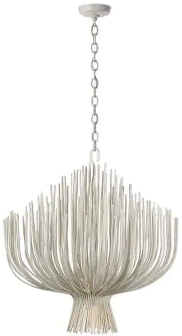 Visual Comfort - Astra Sculpted Chandelier - White