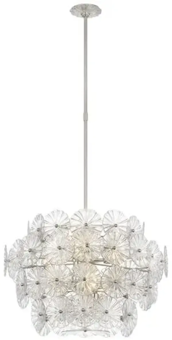 Visual Comfort - Gianna 24" Chandelier - Silver