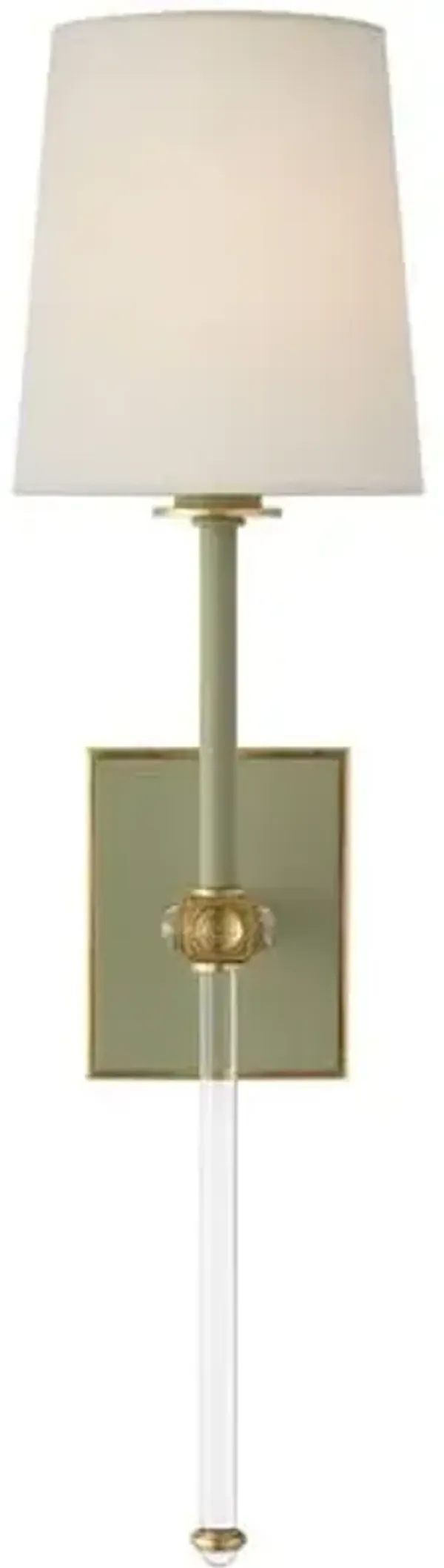 Visual Comfort - Lucia 21" Cordless Sconce - Green