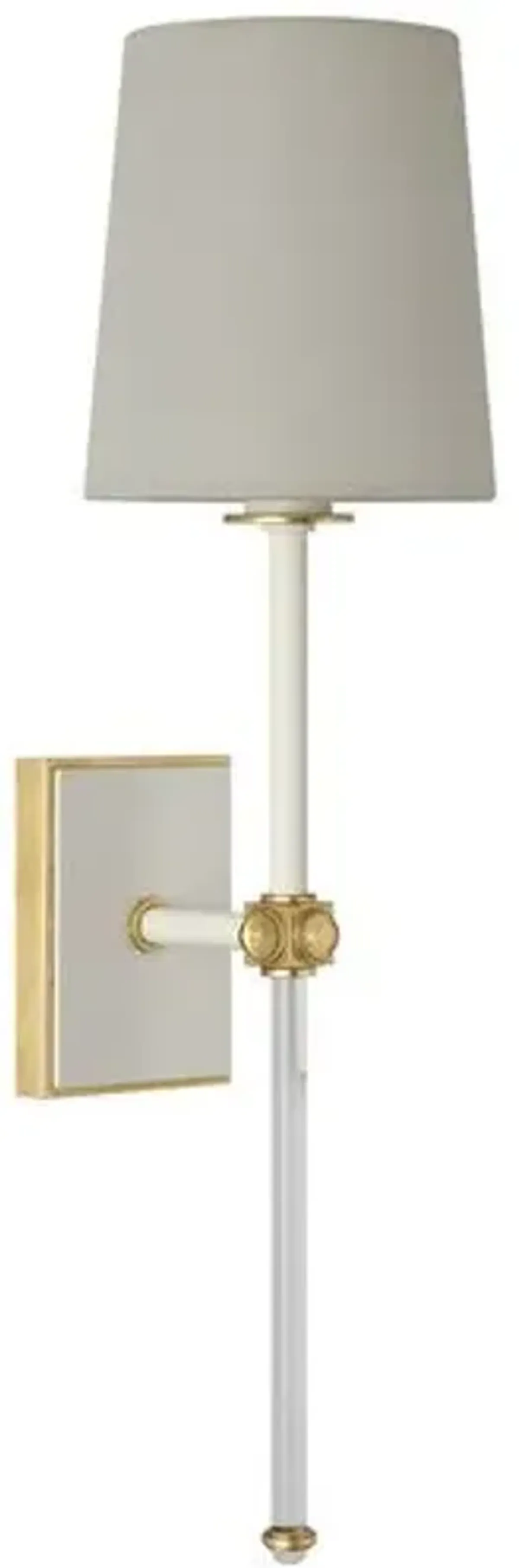 Visual Comfort - Lucia 21" Cordless Sconce - White