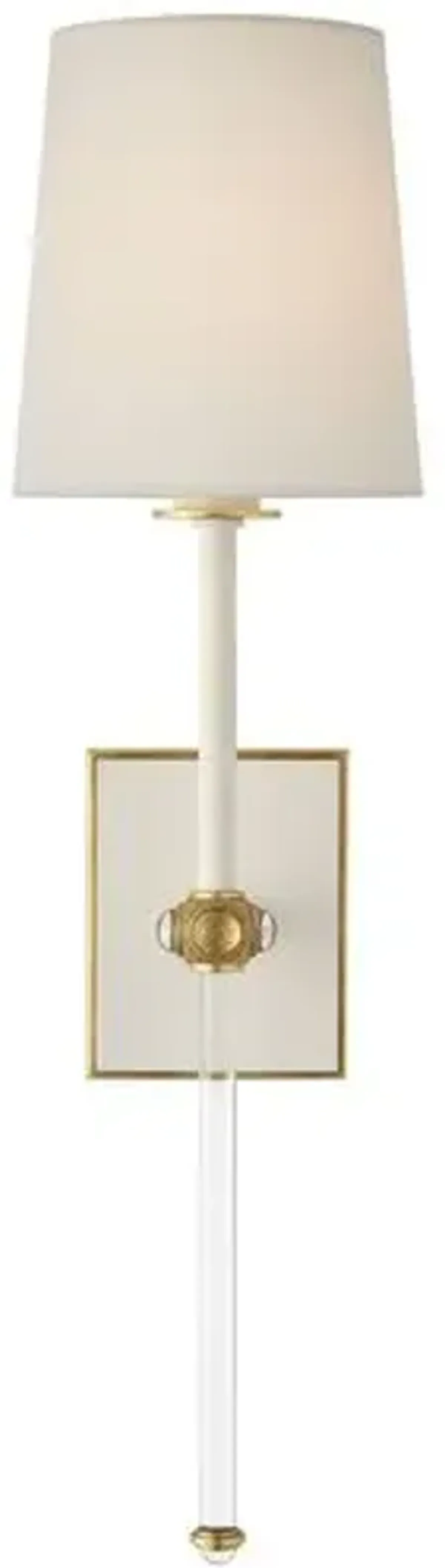 Visual Comfort - Lucia 21" Cordless Sconce - White