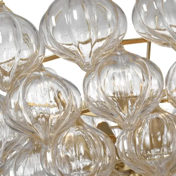 Visual Comfort - Caselli 36" Basket Chandelier - Gold