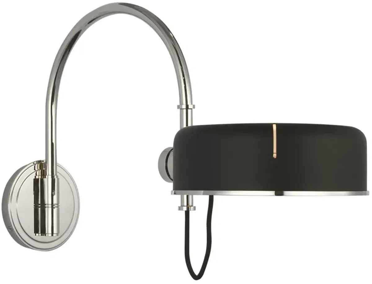 Visual Comfort - Oso 13" Articulating Arc Wall Light - Black
