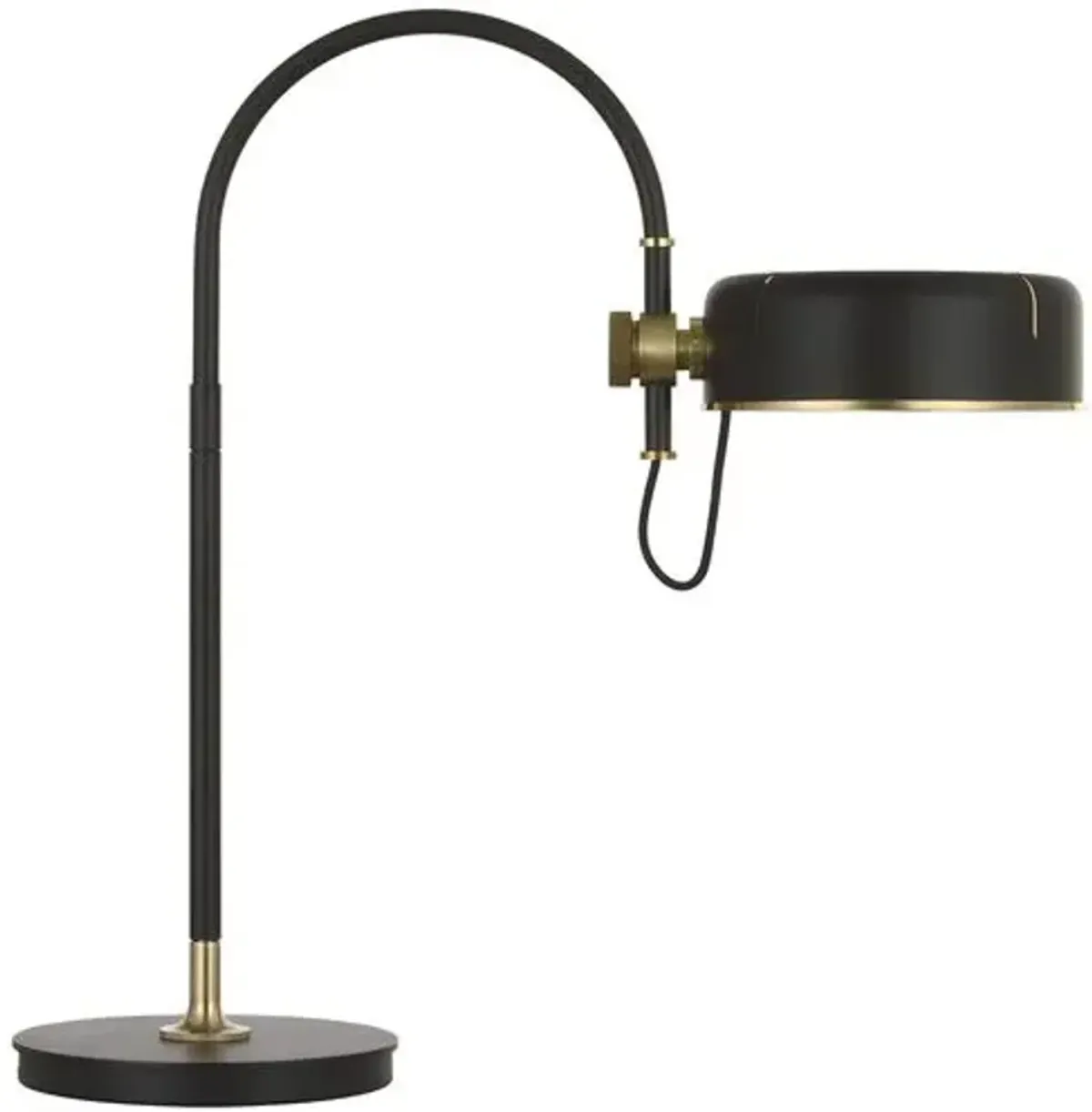 Visual Comfort - Oso 25" Arc Table Lamp - Black