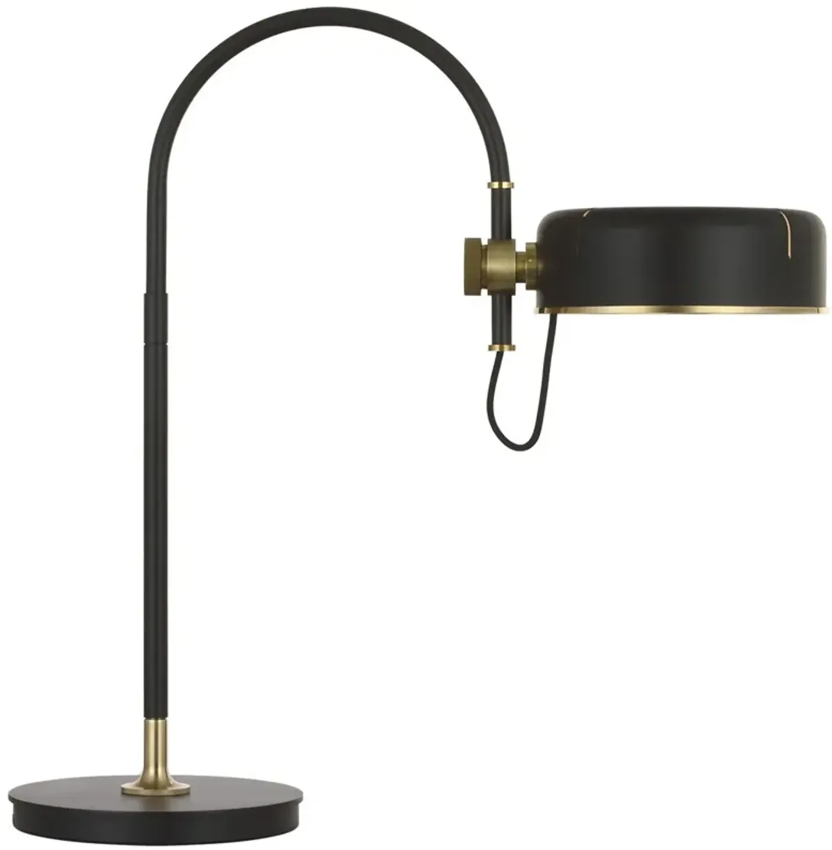 Visual Comfort - Oso 25" Arc Table Lamp - Black