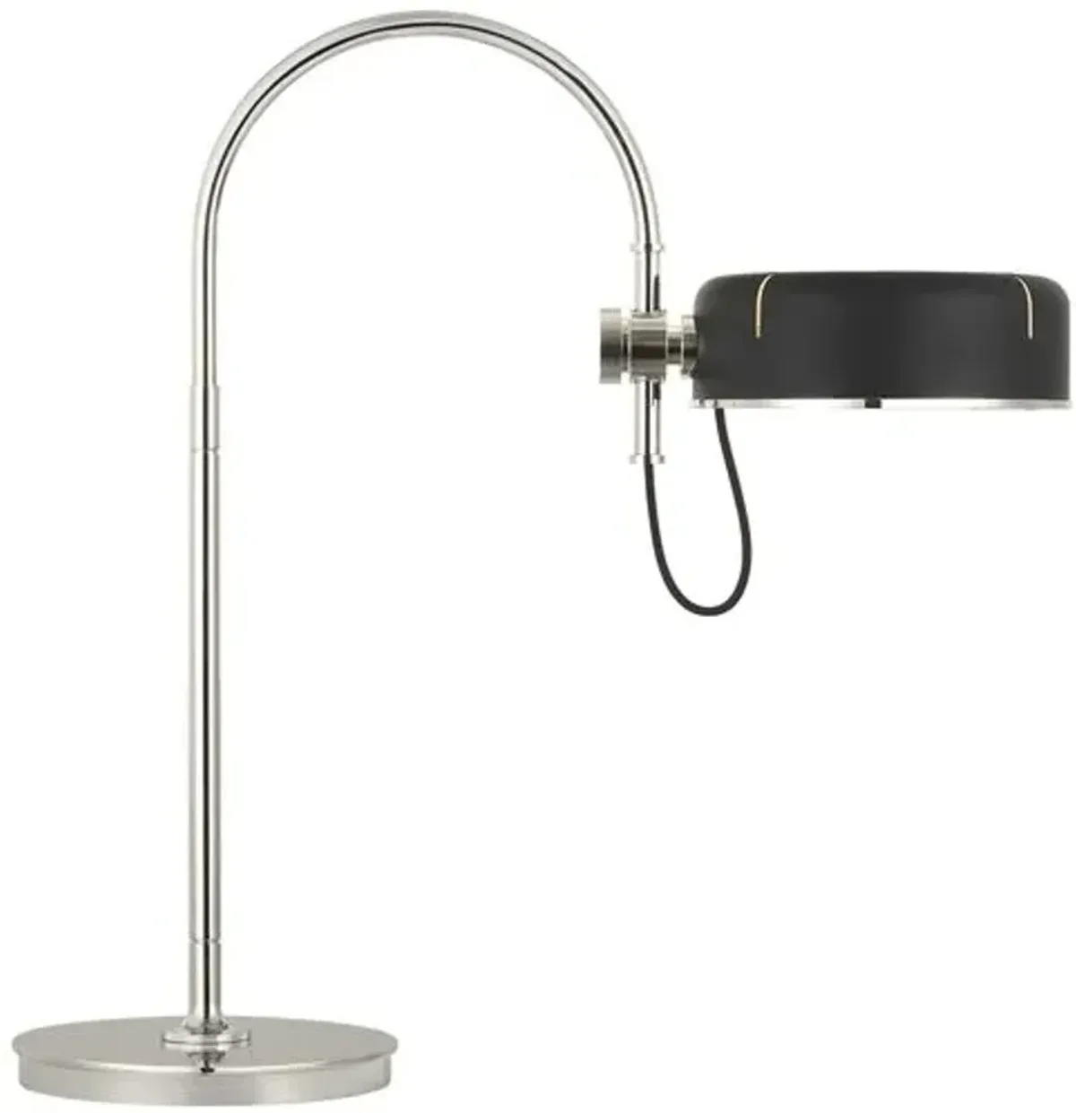 Visual Comfort - Oso 25" Arc Table Lamp - Black