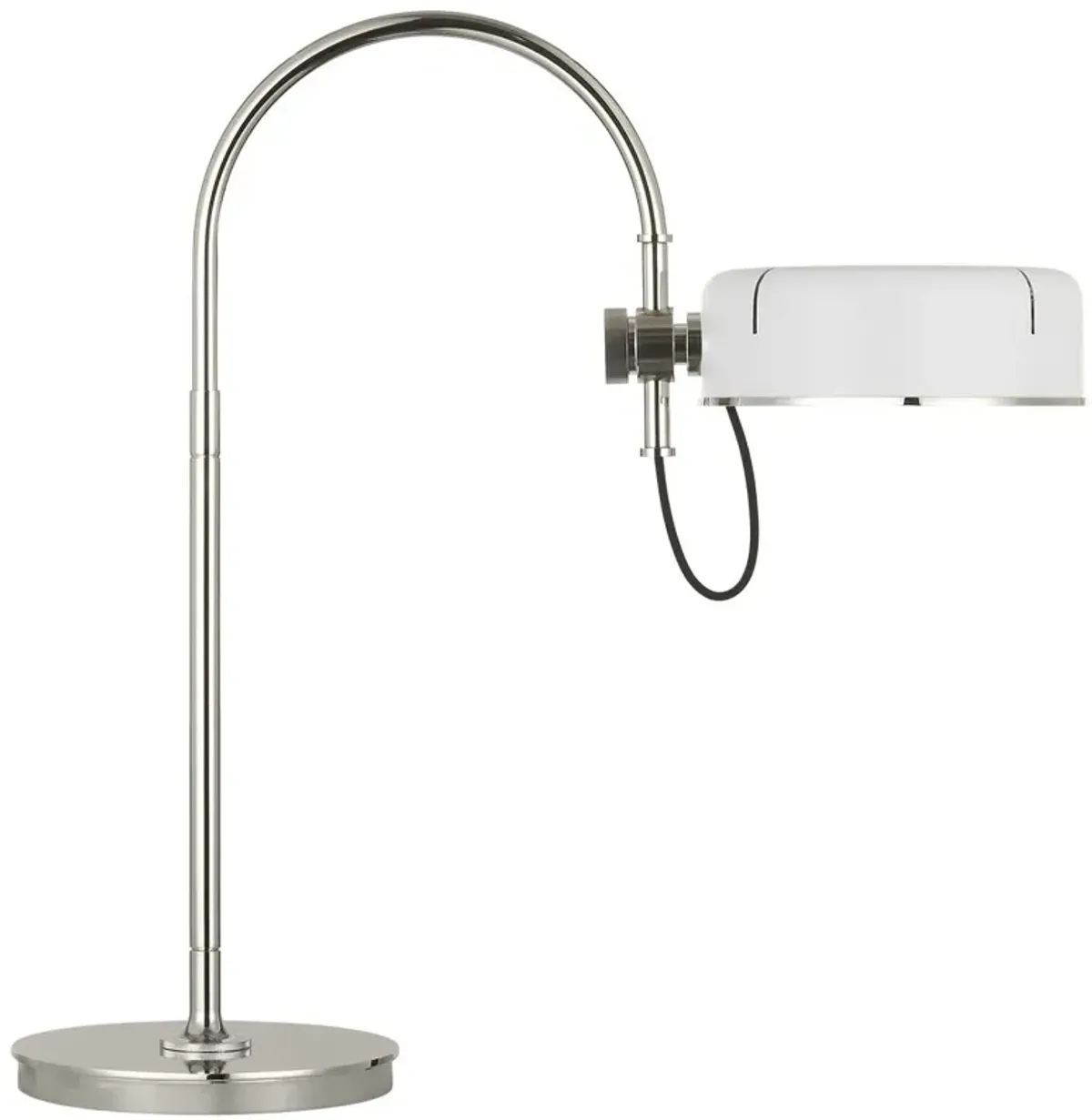 Visual Comfort - Oso 25" Arc Table Lamp - Silver