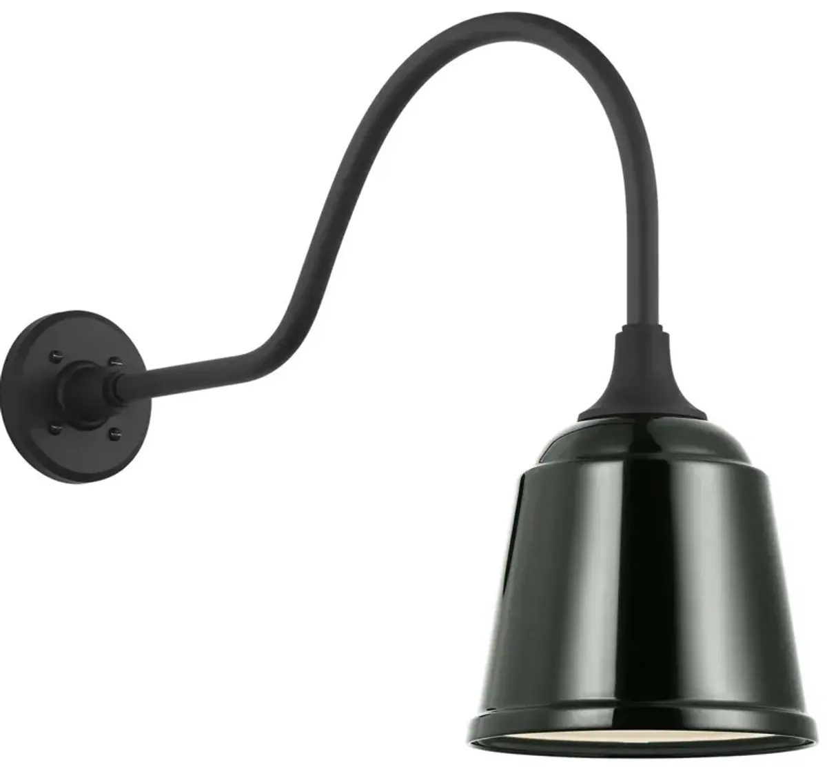 Academy 23" Outdoor Flynn Barn Light, Rockhouse Shade