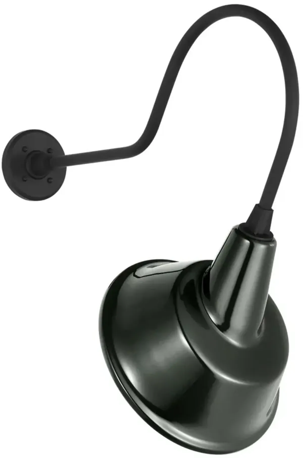 Academy 26" Outdoor Angled Flynn Barn Light, Tilted Bowers Shade