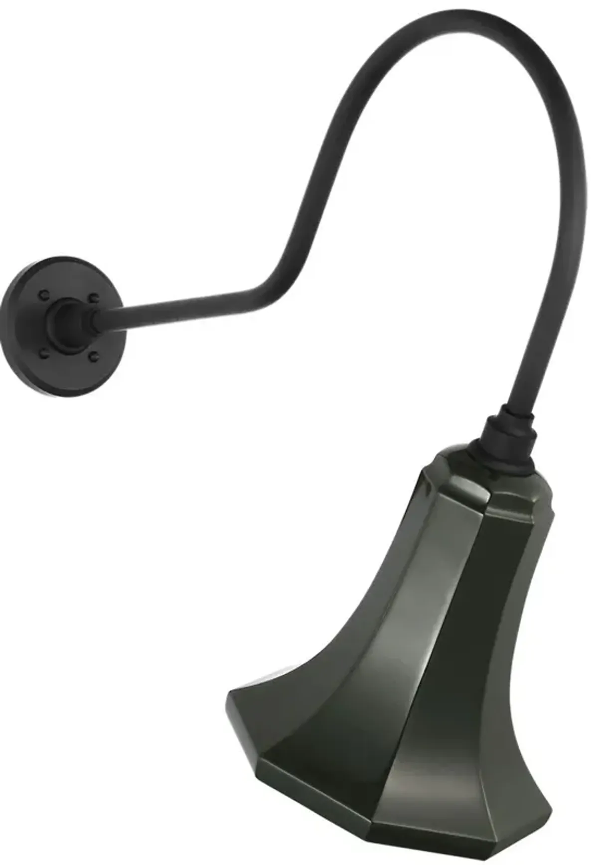 Academy 26" Outdoor Angled Flynn Barn Light, Savannah Shade