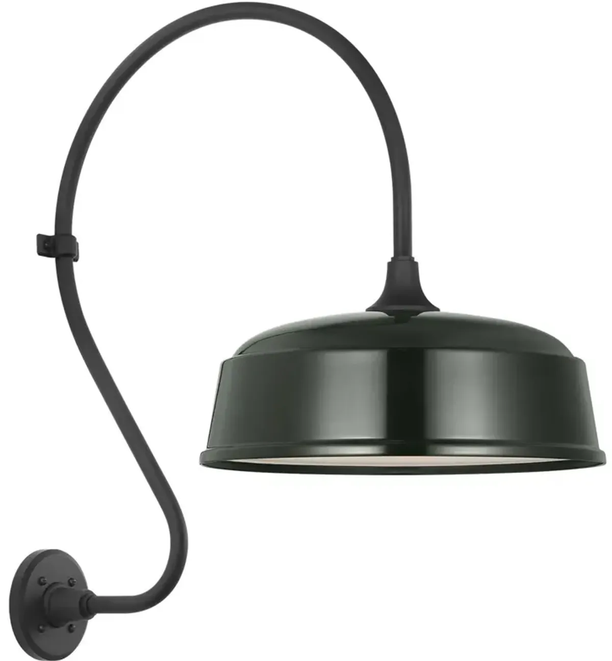 Academy 18" Outdoor Larrabee Barn Light, Rockhouse Shade