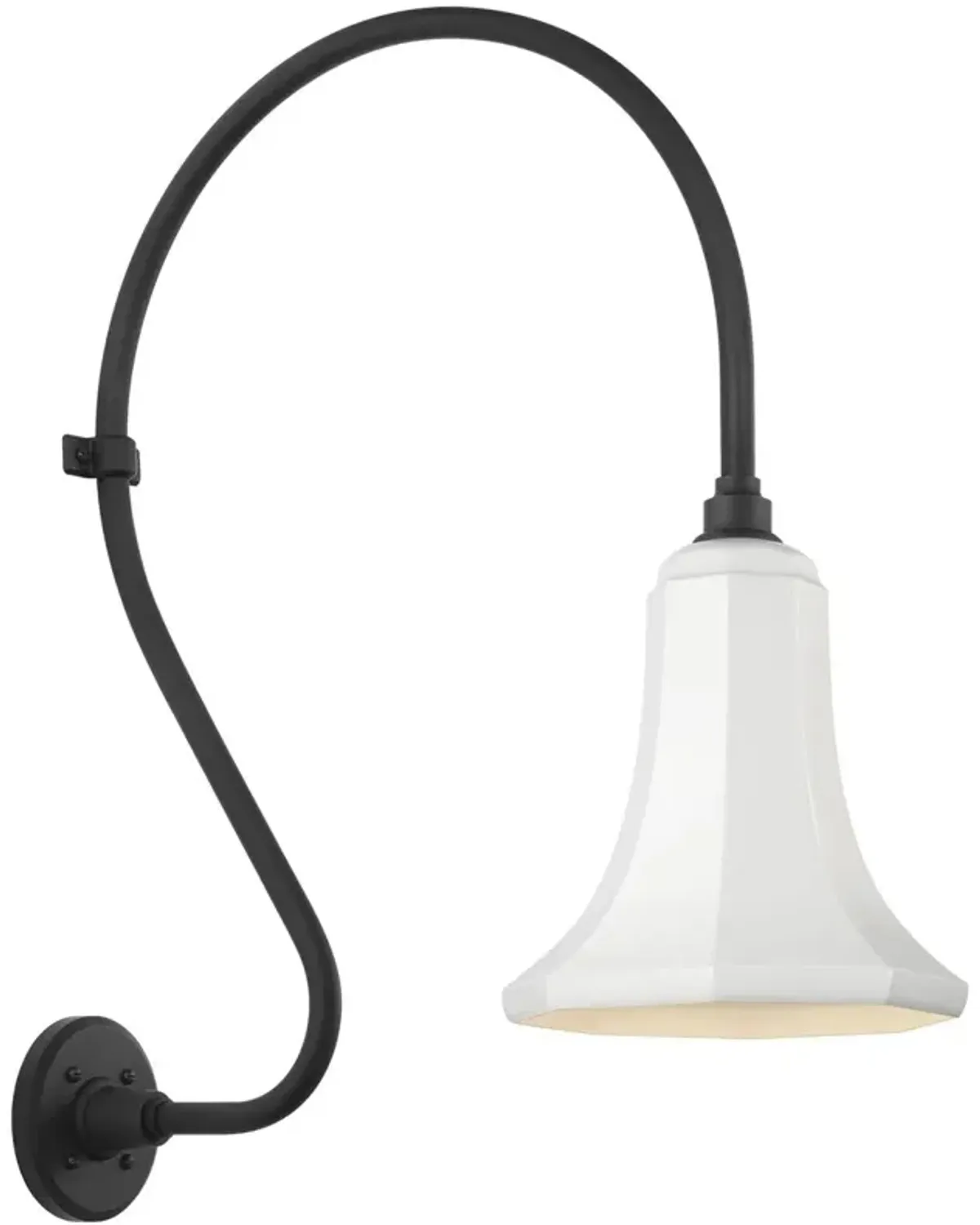 Academy 18" Outdoor Larrabee Barn Light, Savannah Shade