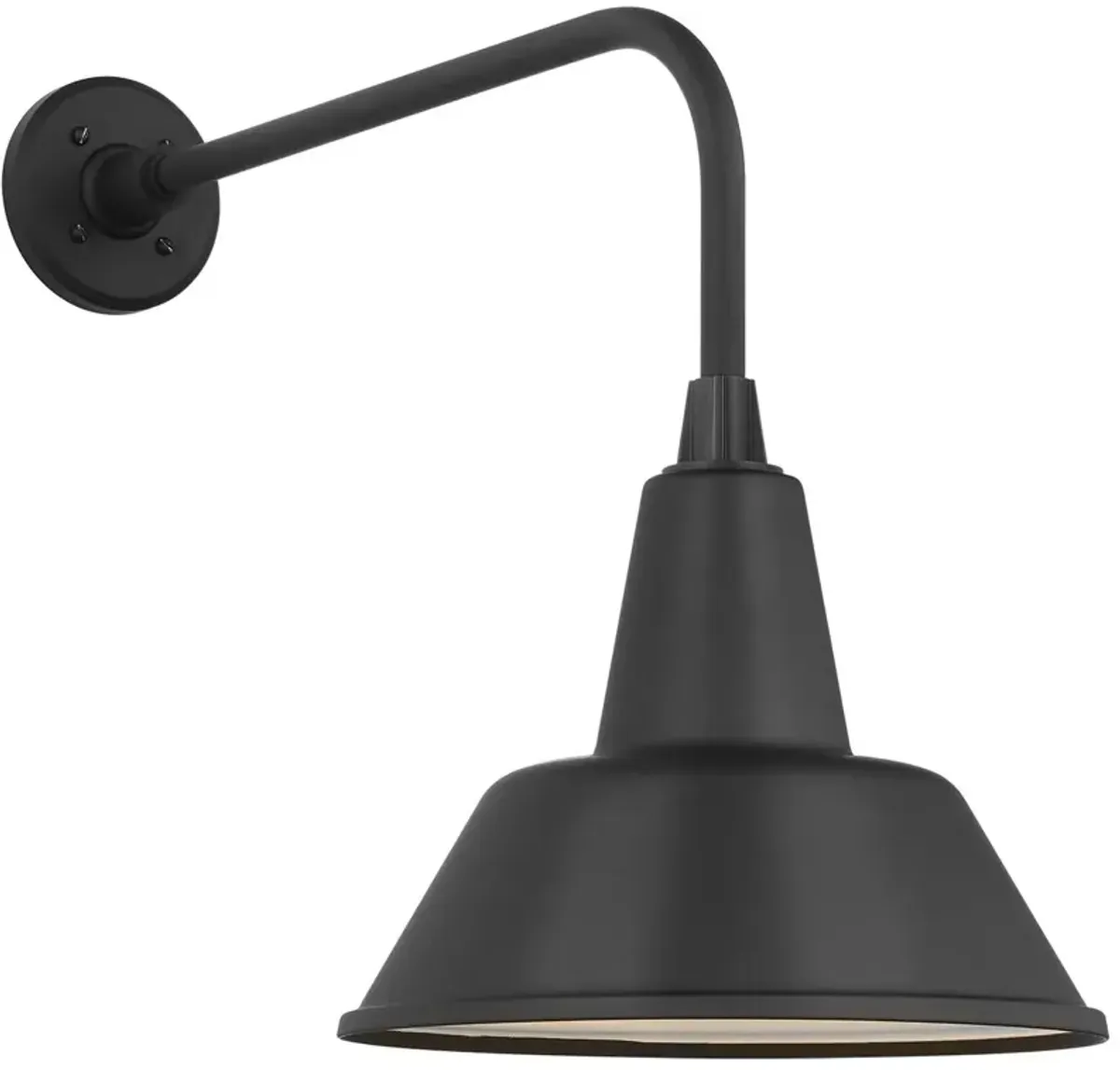Academy 20" Outdoor Rex Barn Light, Bowers Shade
