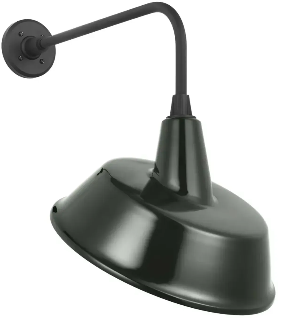 Academy 20" Outdoor Rex Barn Light, Tilted Bowers Shade