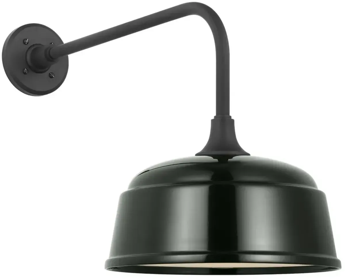 Academy 20" Outdoor Rex Barn Light, Rockhouse Shade