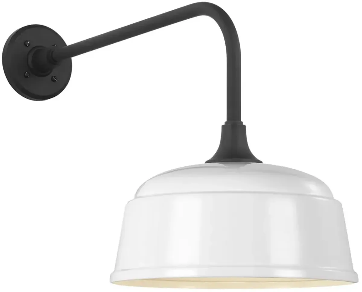 Academy 20" Outdoor Rex Barn Light, Rockhouse Shade