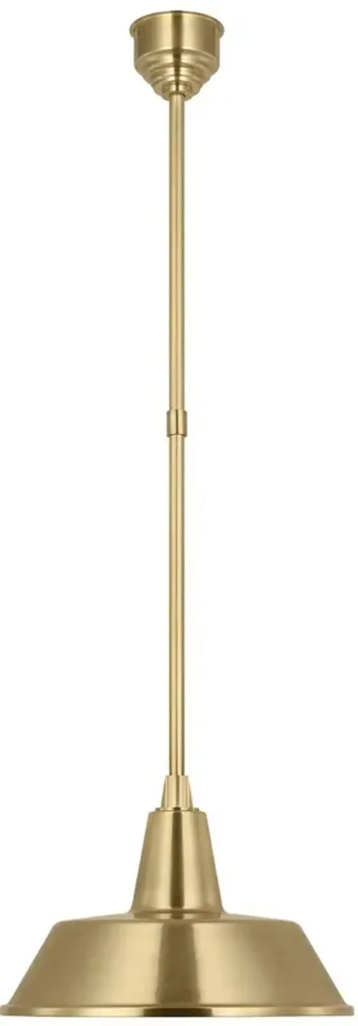 Visual Comfort - Academy 16" Outdoor Bowers Pendant - Gold