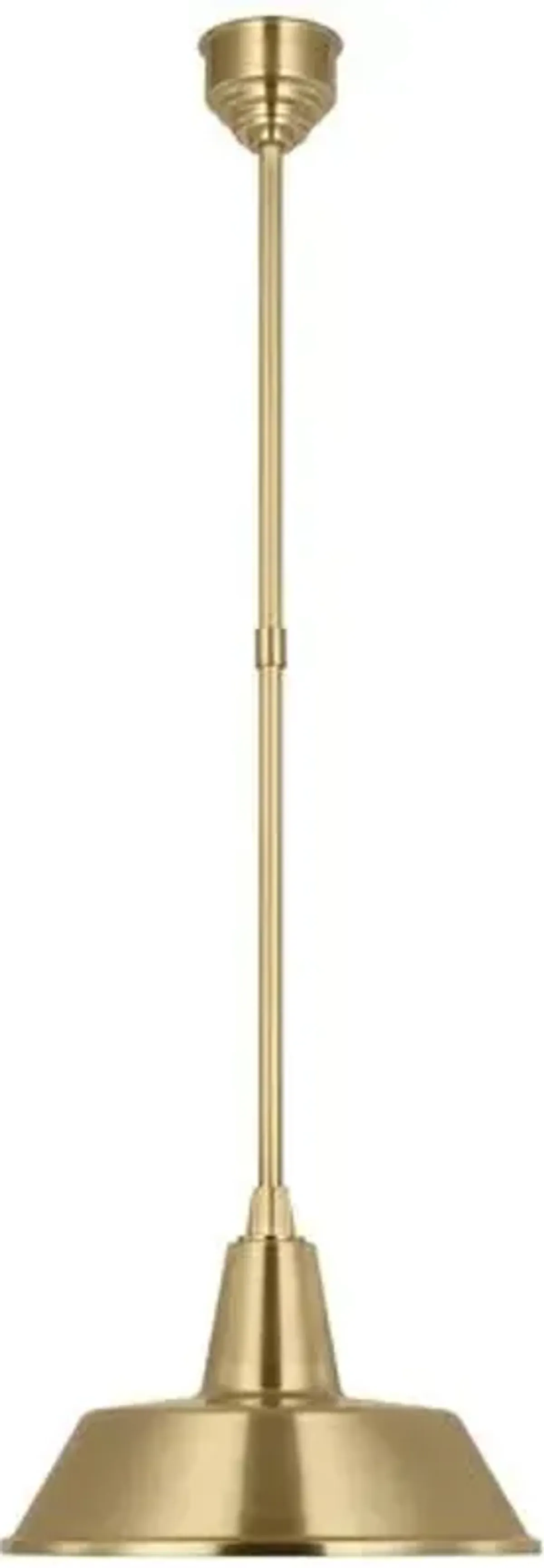 Visual Comfort - Academy 16" Outdoor Bowers Pendant - Gold