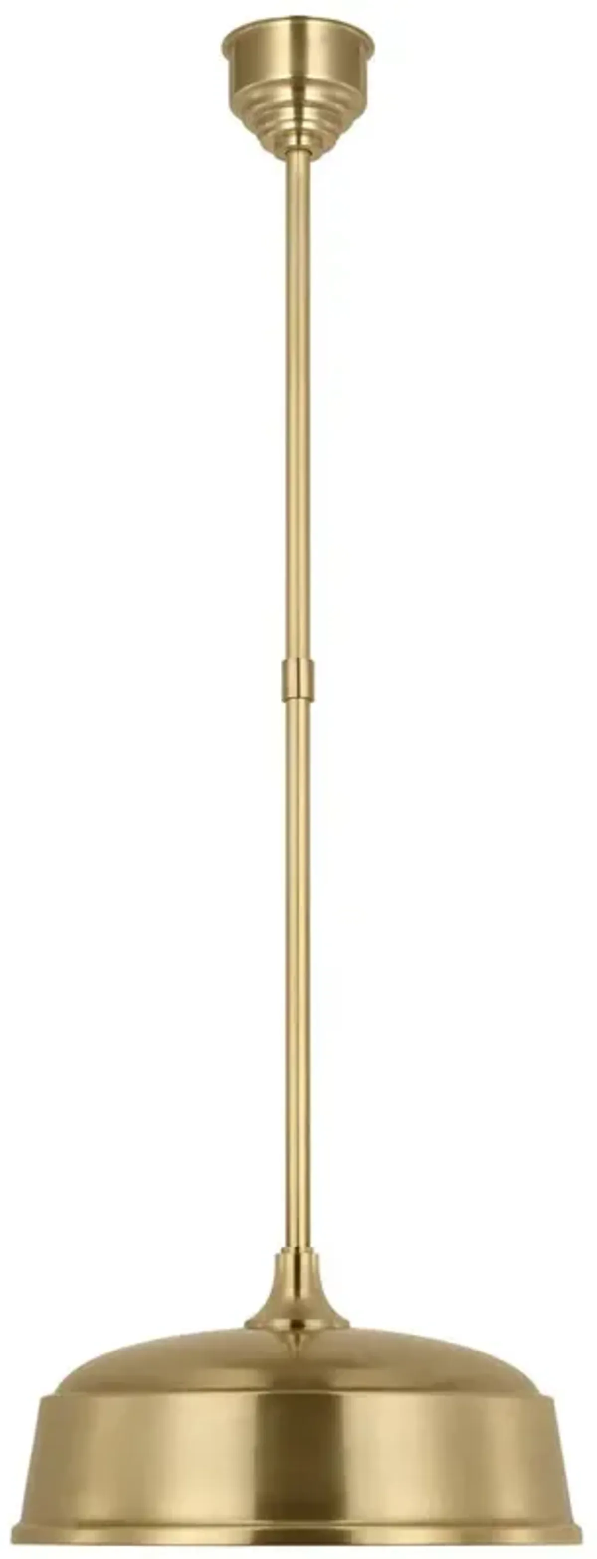 Visual Comfort - Academy 16" Outdoor Rockhouse Pendant - Gold