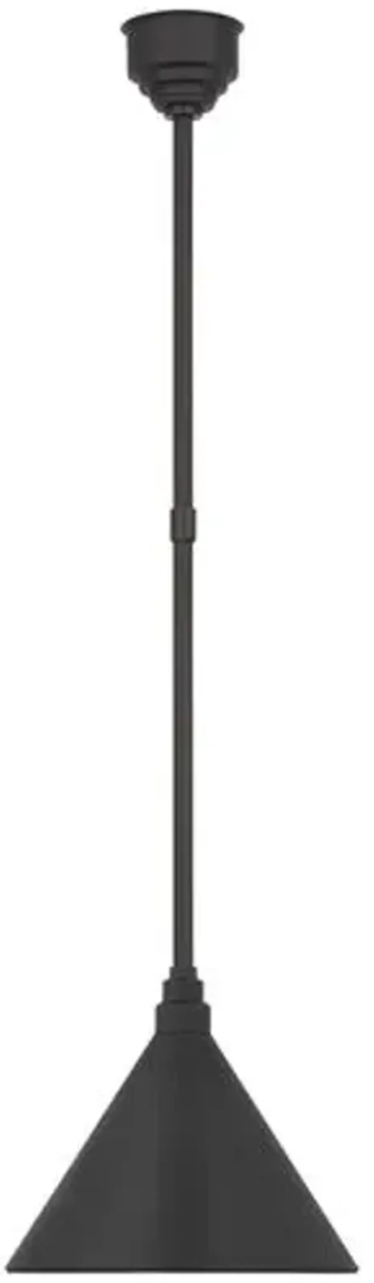 Visual Comfort - Academy 12.5" Outdoor Conical Savannah Pendant - Black