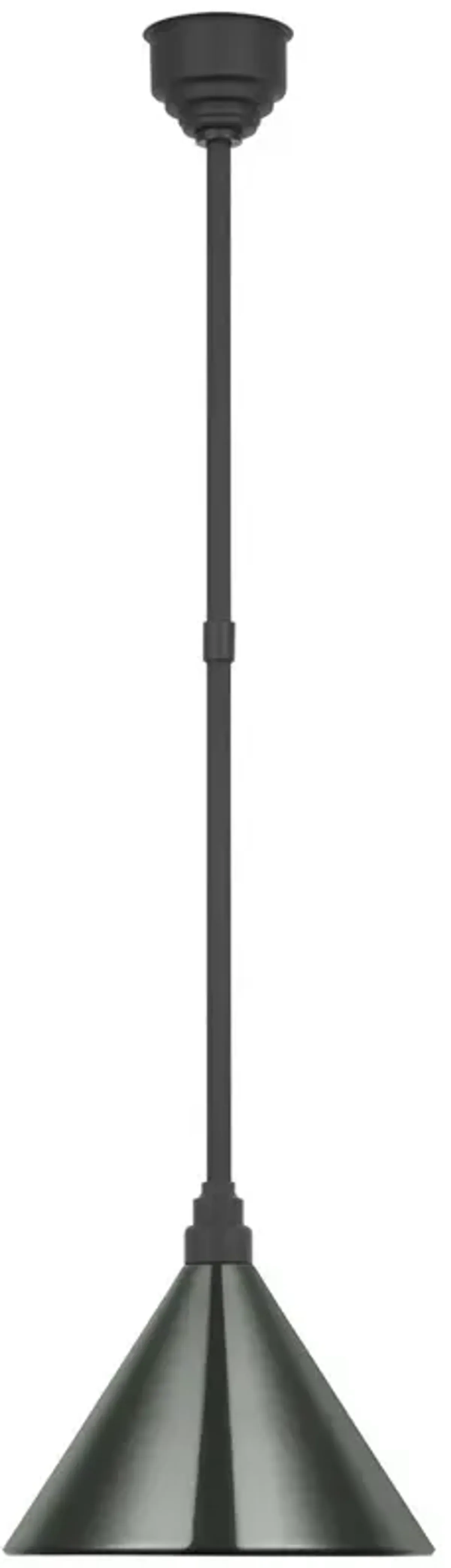 Visual Comfort - Academy 12.5" Outdoor Conical Savannah Pendant - Green