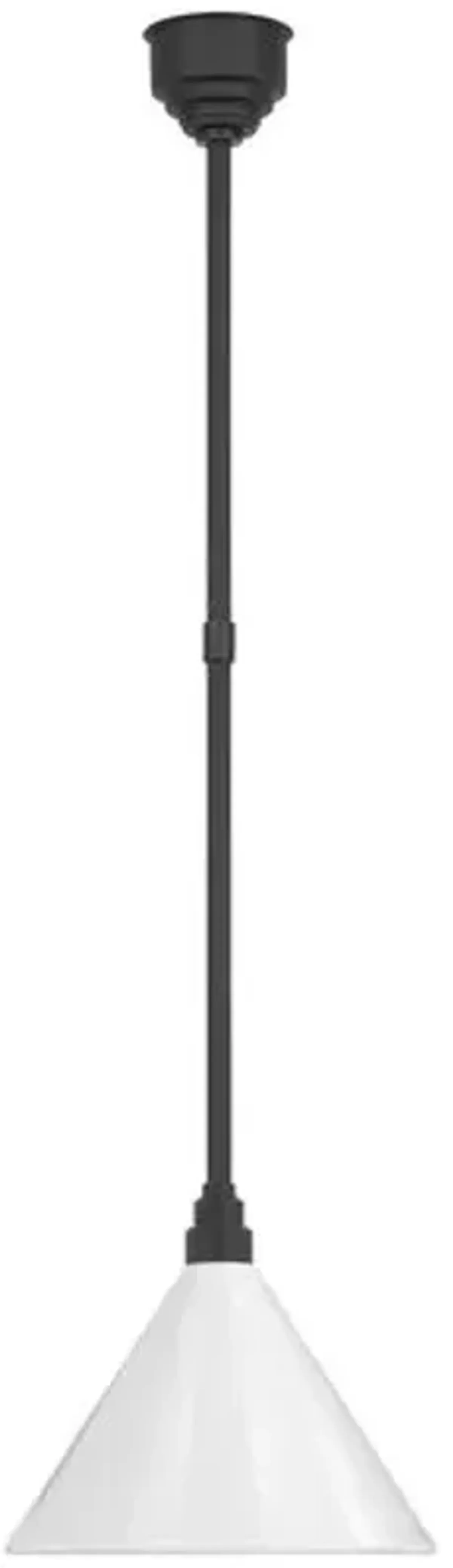 Visual Comfort - Academy 12.5" Outdoor Conical Savannah Pendant - Black