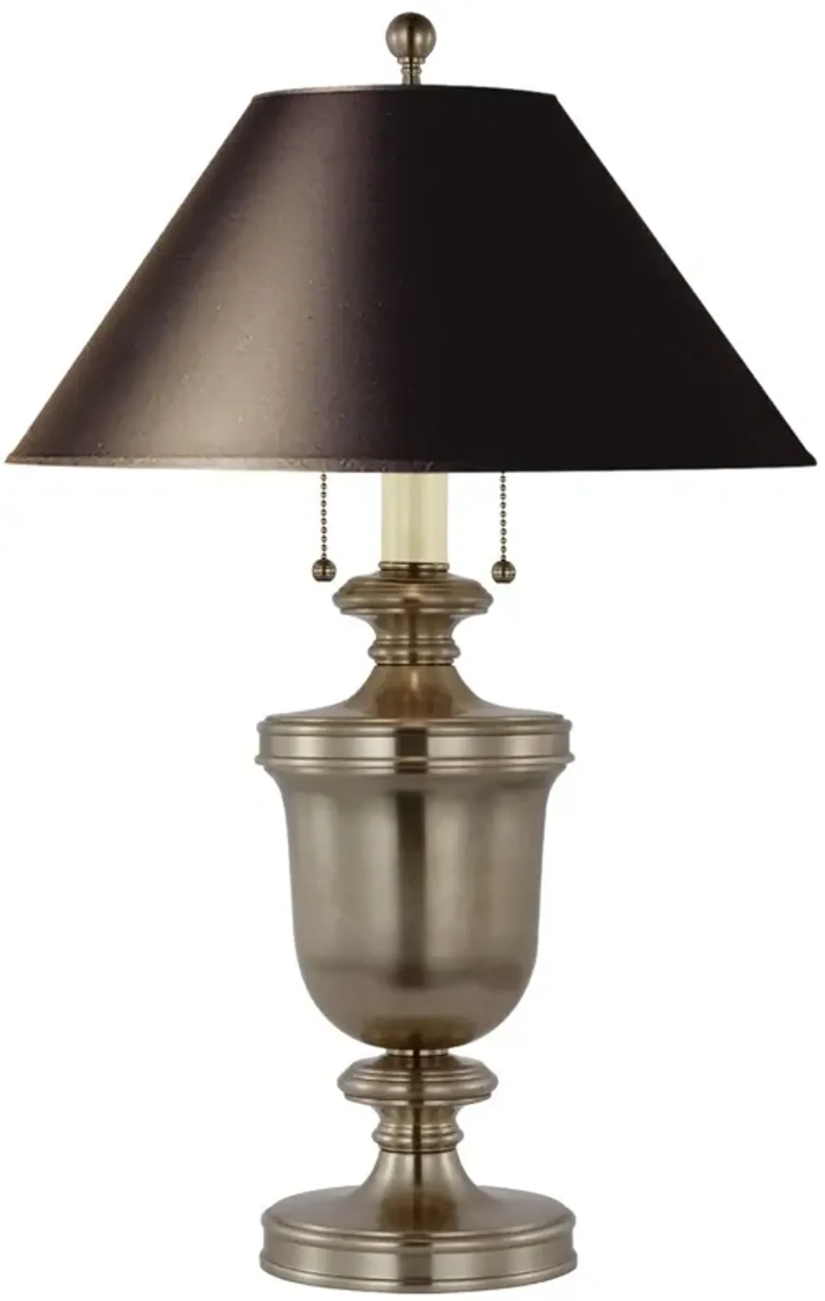 Visual Comfort - Classical Urn Form Medium Table Lamp - Black