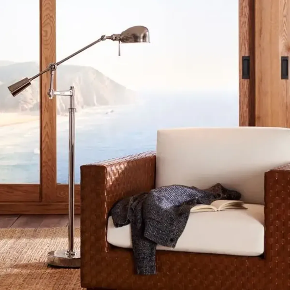 Ralph Lauren Home - Visual Comfort - RL '67 Boom Arm Floor Lamp