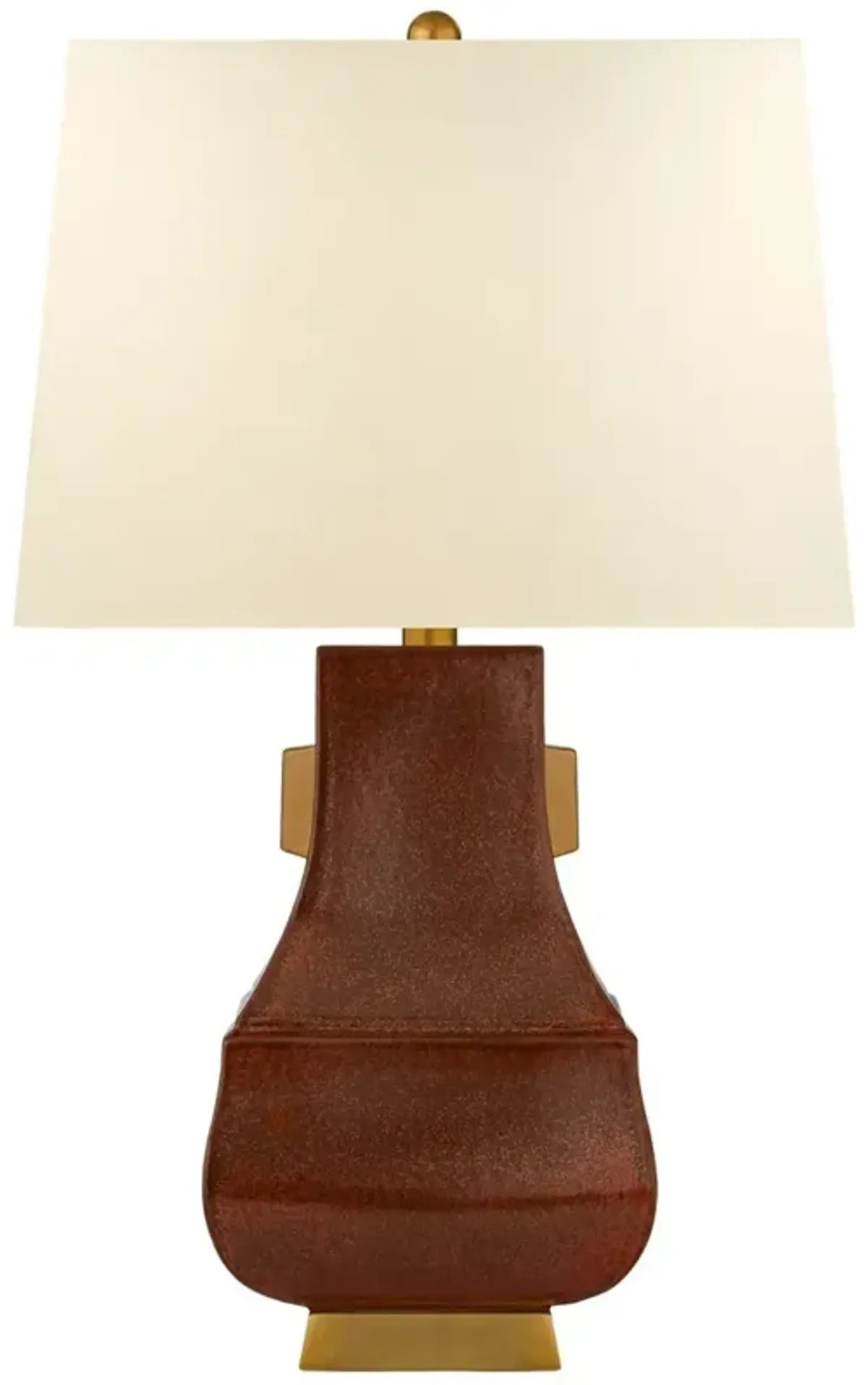 Visual Comfort - Kang Jug Large Table Lamp - Red