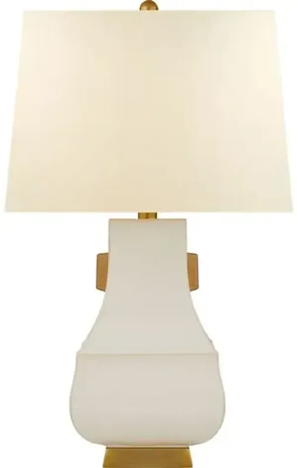 Visual Comfort - Kang Jug Large Table Lamp - Ivory