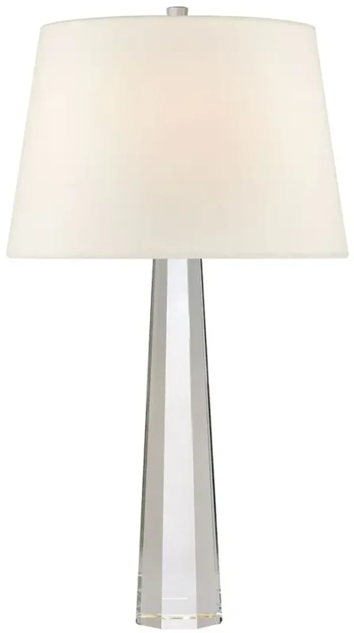 Visual Comfort - Octagonal Spire Medium Table Lamp - Crystal - Clear