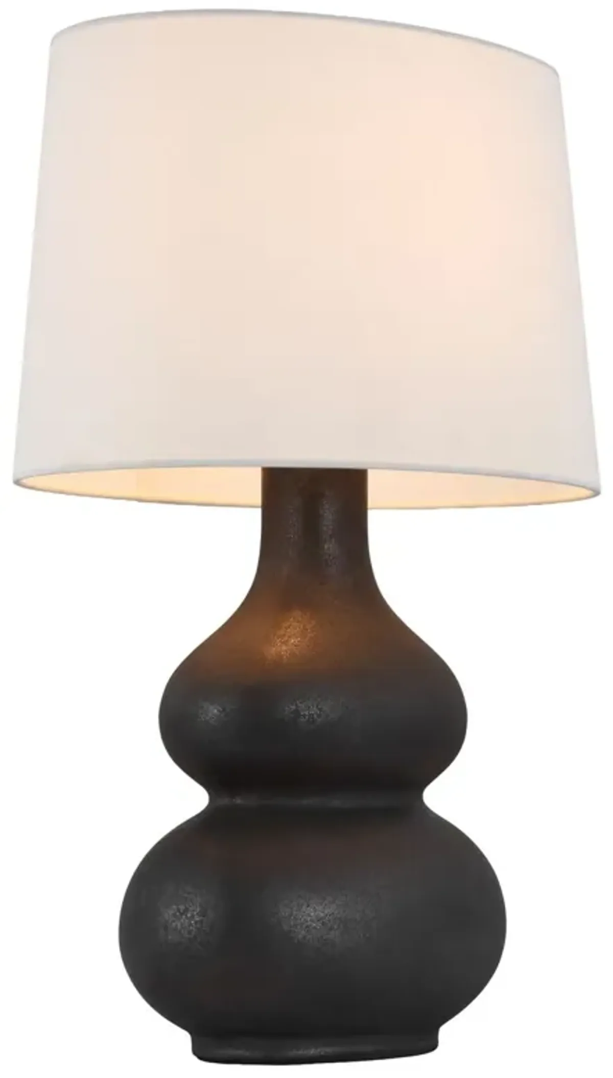 Visual Comfort - Lismore Medium Table Lamp - Stained Black Metallic