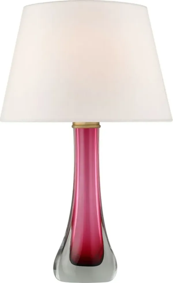 Visual Comfort - Christa Large Table Lamp - Cerise - Red