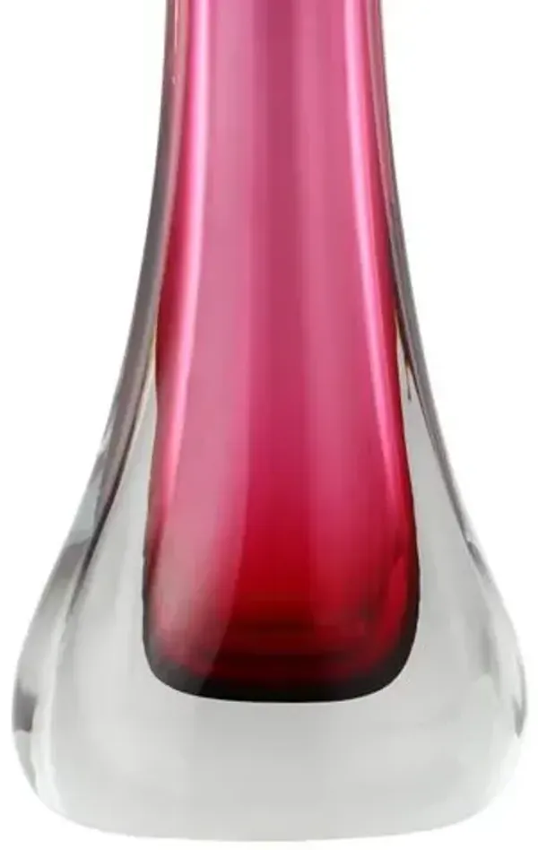 Visual Comfort - Christa Large Table Lamp - Cerise - Red