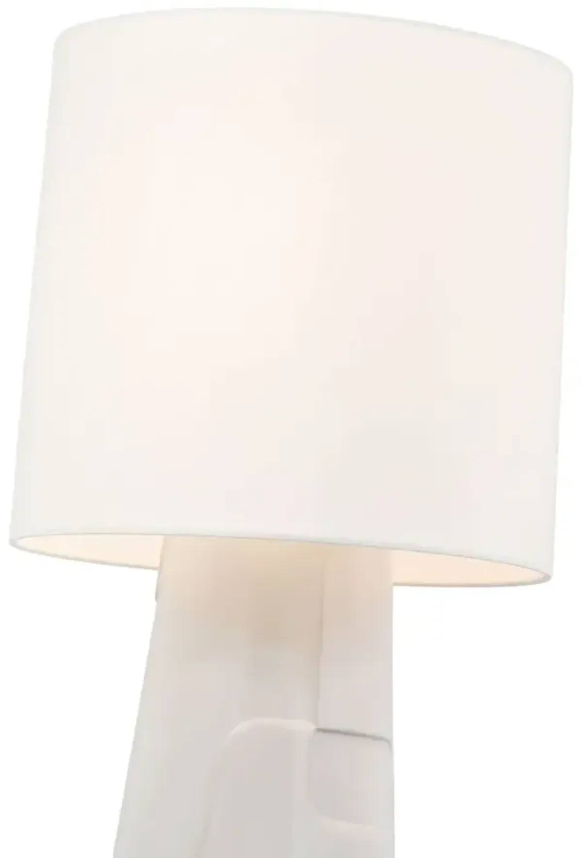 Visual Comfort - Braque Medium Debossed Table Lamp - White