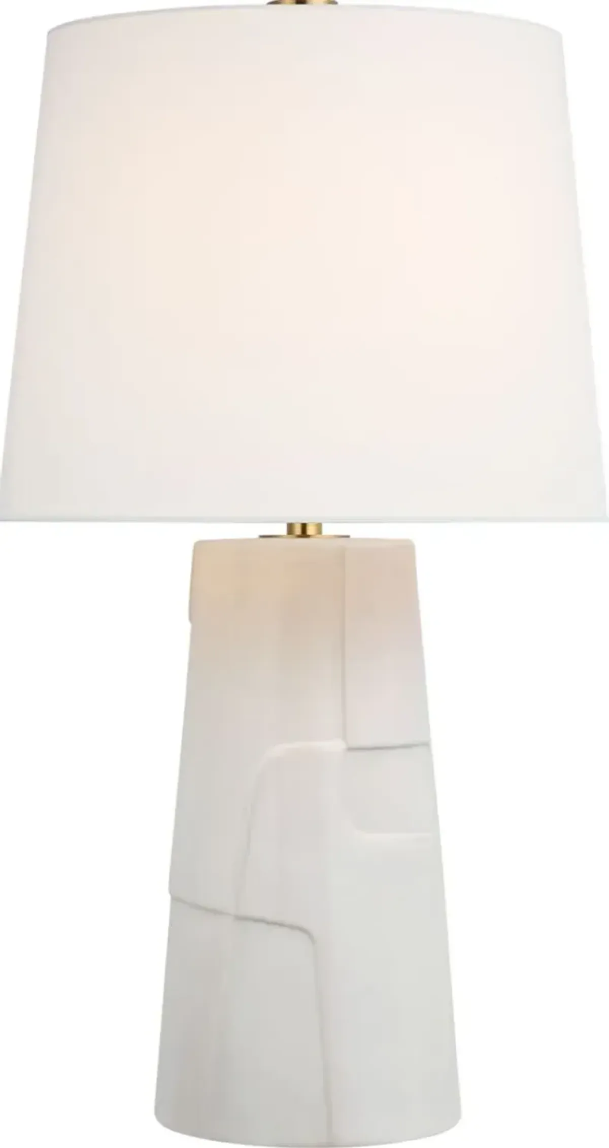 Visual Comfort - Braque Medium Debossed Table Lamp - White