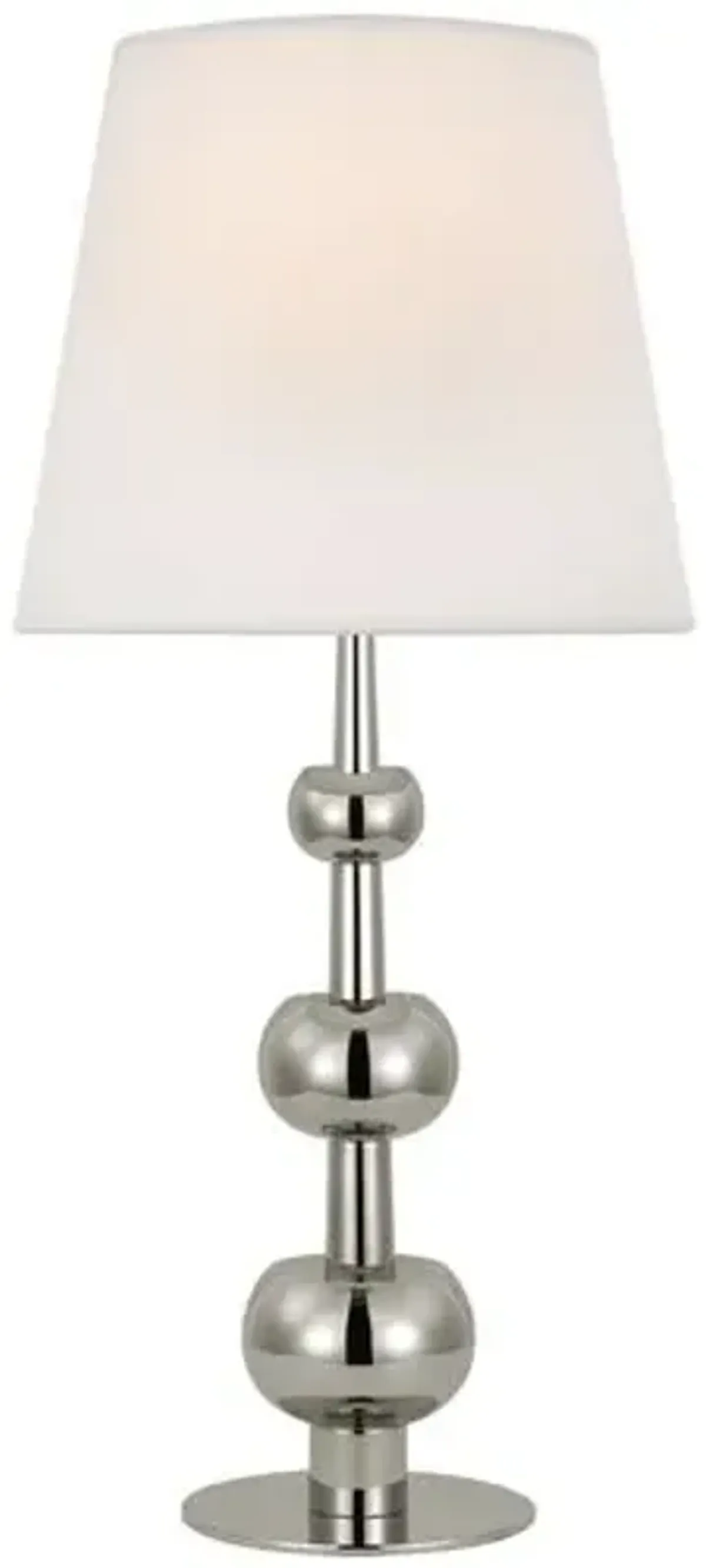 Visual Comfort - Comtesse Medium Triple Table Lamp - Polished Nickel - Silver