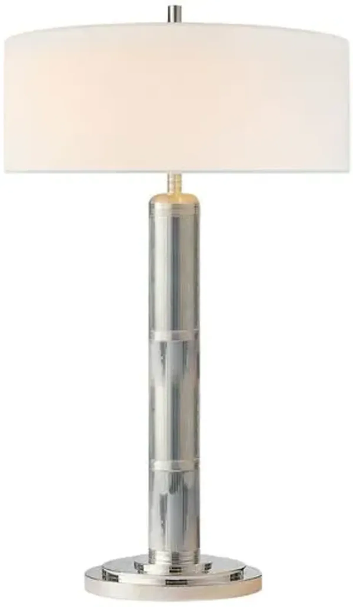 Visual Comfort - Longacre Tall Table Lamp - Silver
