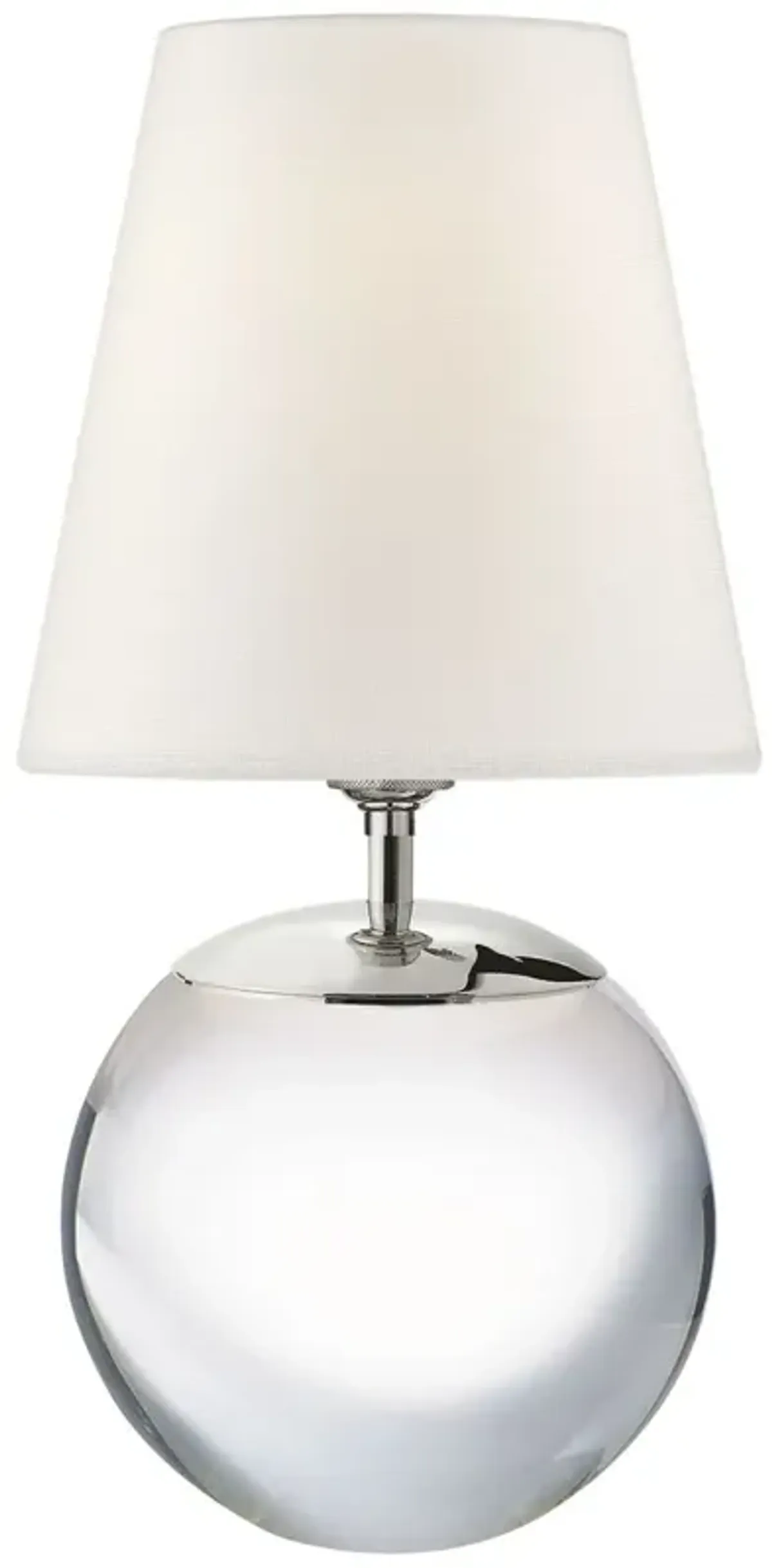 Visual Comfort - Terri Large Round Table Lamp - Crystal - Clear