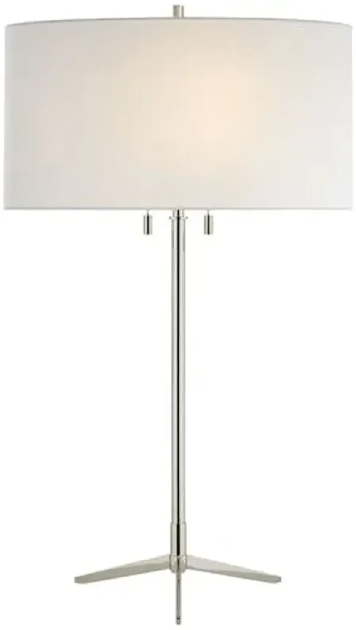 Visual Comfort - Caron Table Lamp - Polished Nickel - Silver