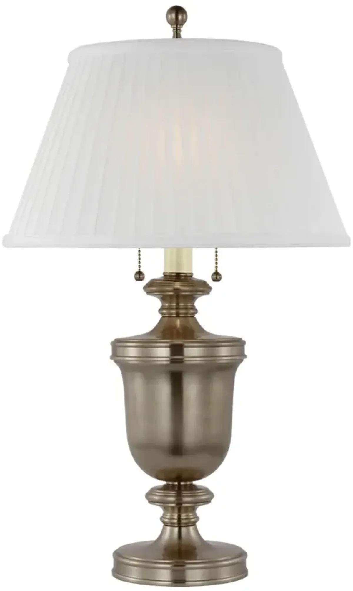 Visual Comfort - Classical Urn Form Medium Table Lamp - Gray