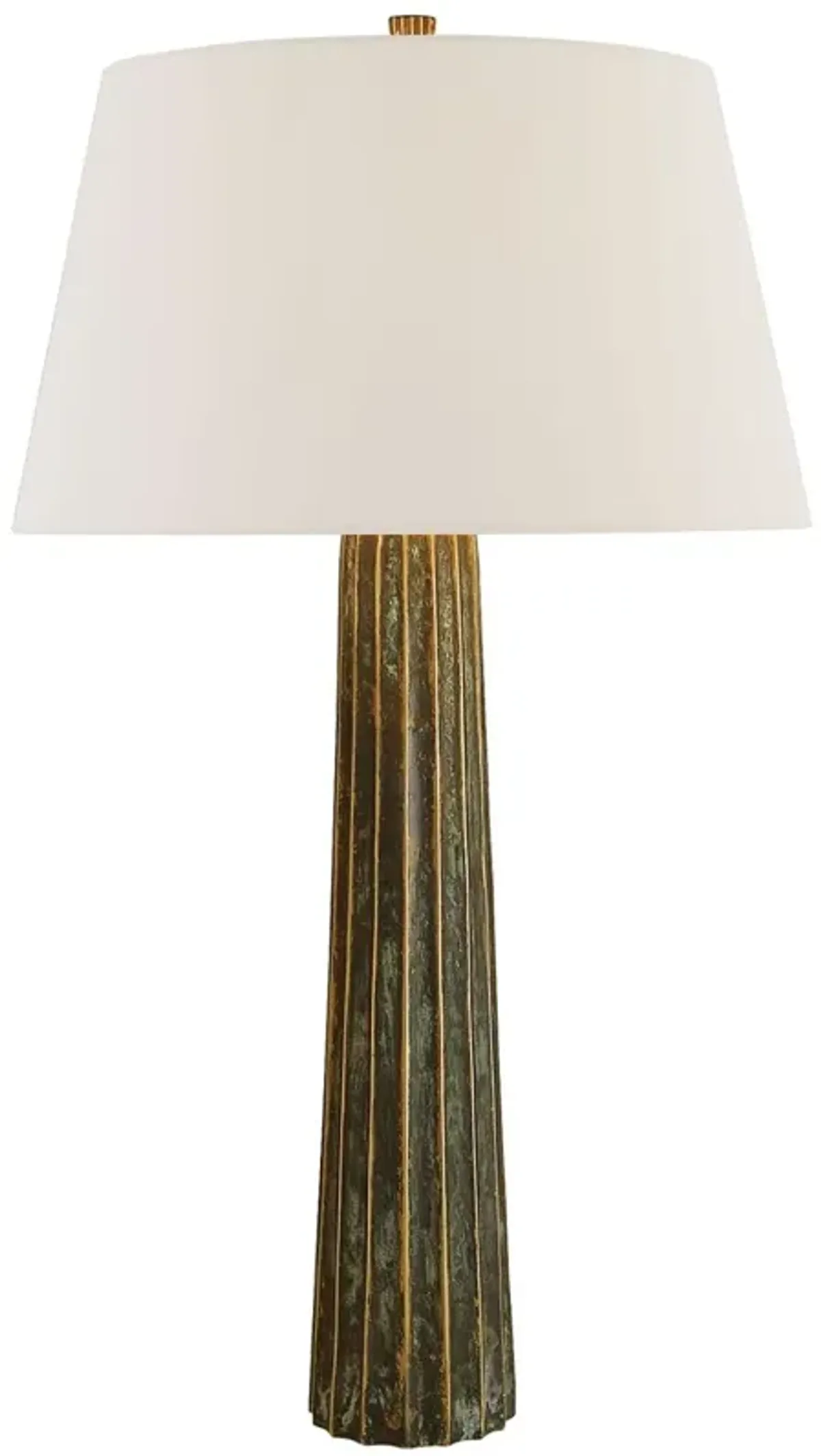 Visual Comfort - Fluted Spire Large Table Lamp - Black