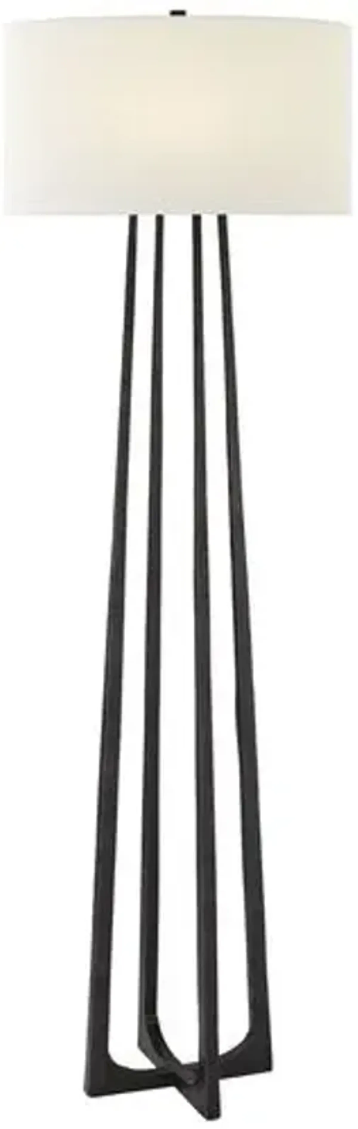 Visual Comfort - Scala Large Hand Forged Iron Floor Lamp