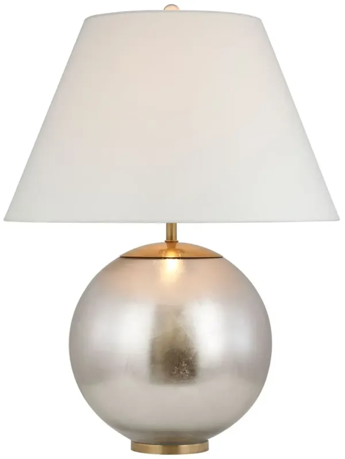 Visual Comfort - Morton Large Table Lamp - Burnished Silver Leaf