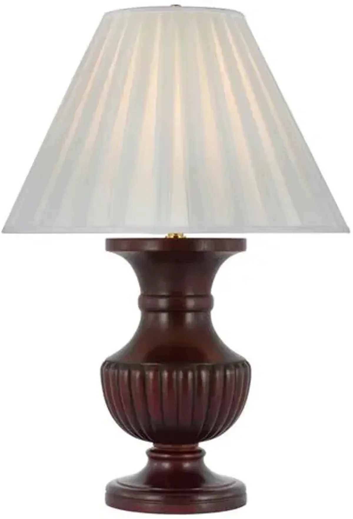 Ralph Lauren Home - Visual Comfort - Tisdale Large Table Lamp - Mahogany - Brown