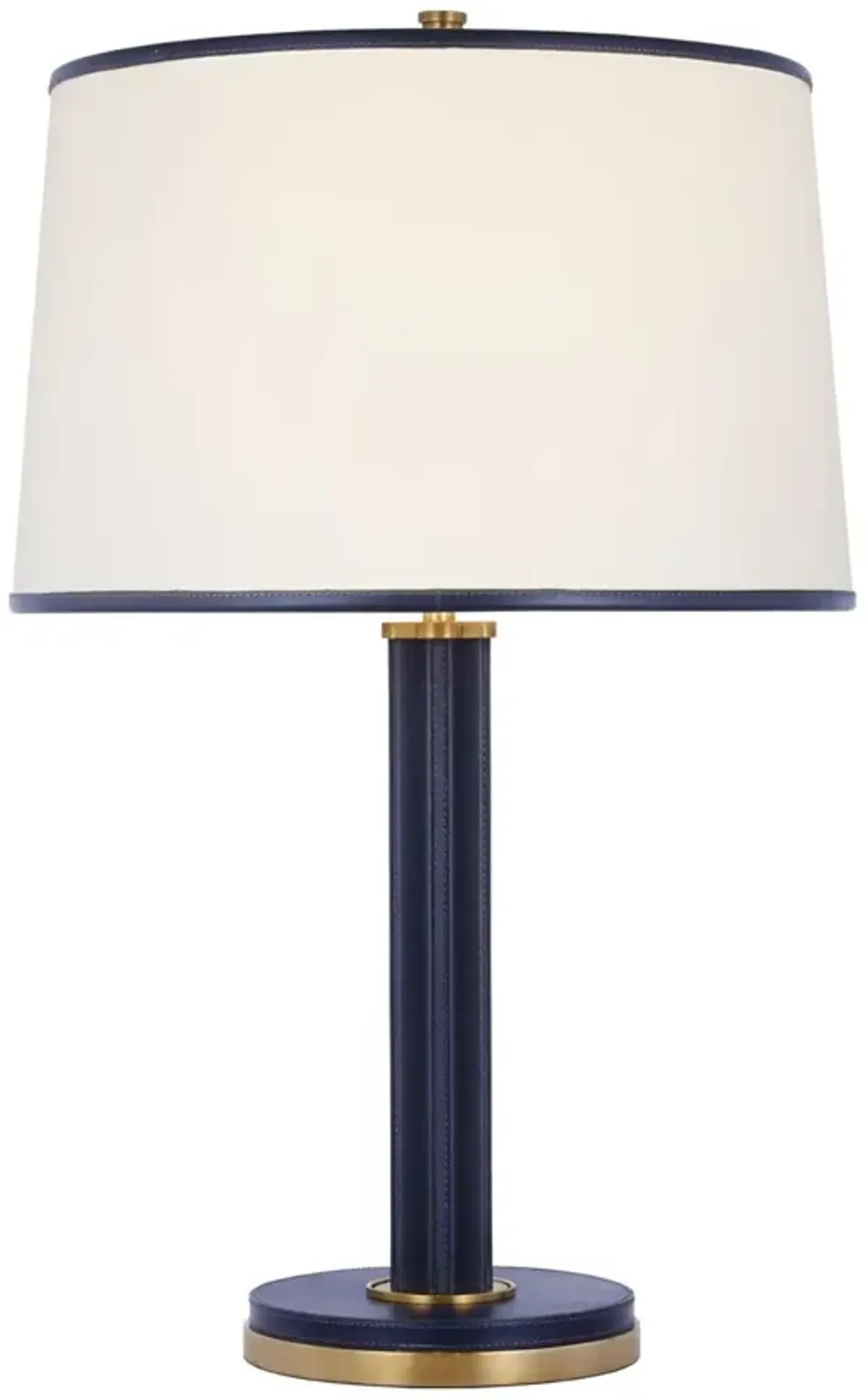 Ralph Lauren Home - Visual Comfort - Riley Medium Leather Table Lamp - Gold