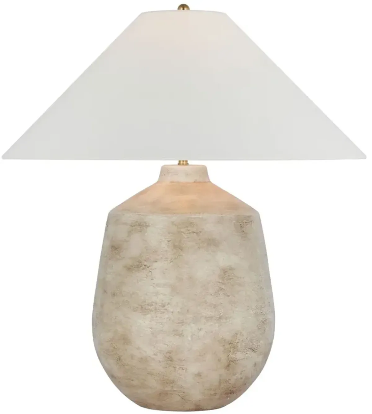 Visual Comfort - Lillis Large Table Lamp - Waxed Bisque Ceramic - Ivory