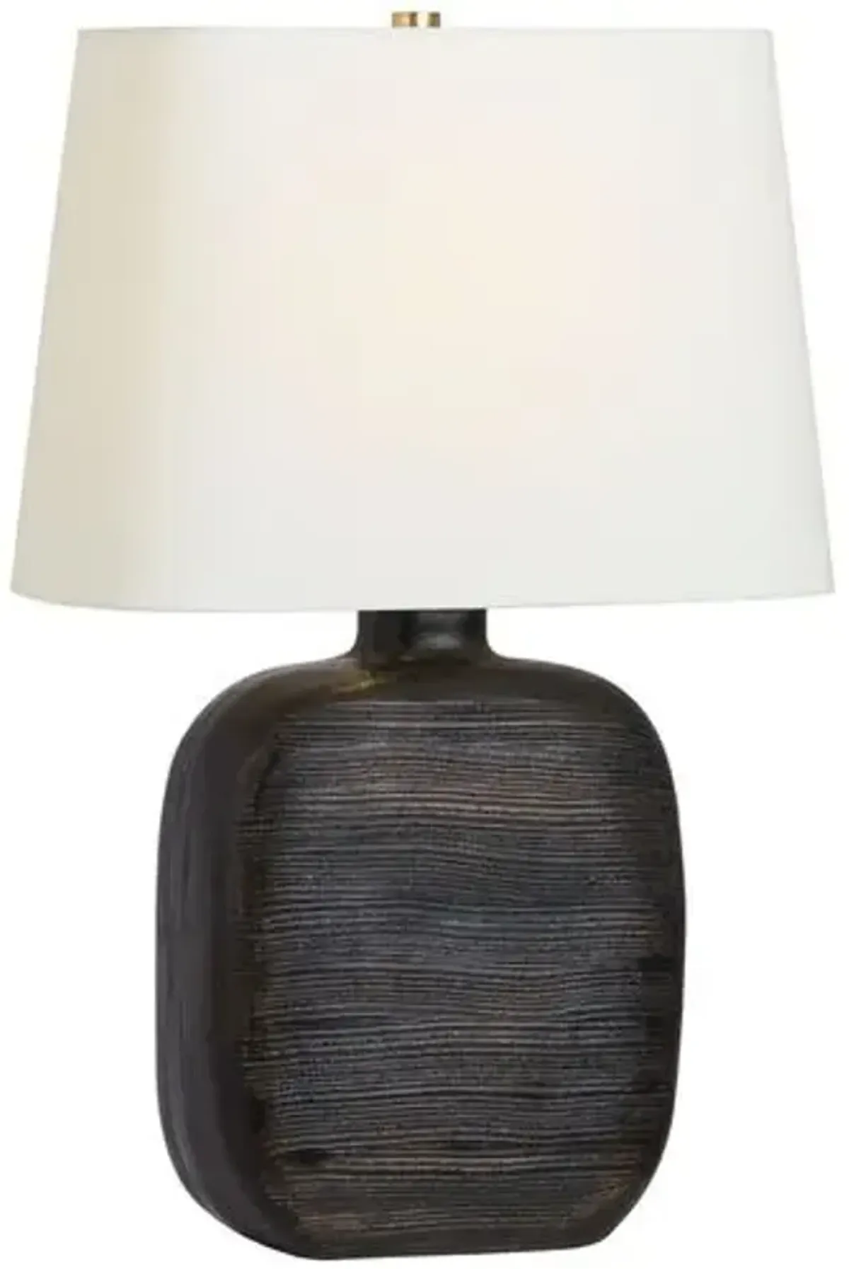 Visual Comfort - Pemba Medium Combed Table Lamp - Black