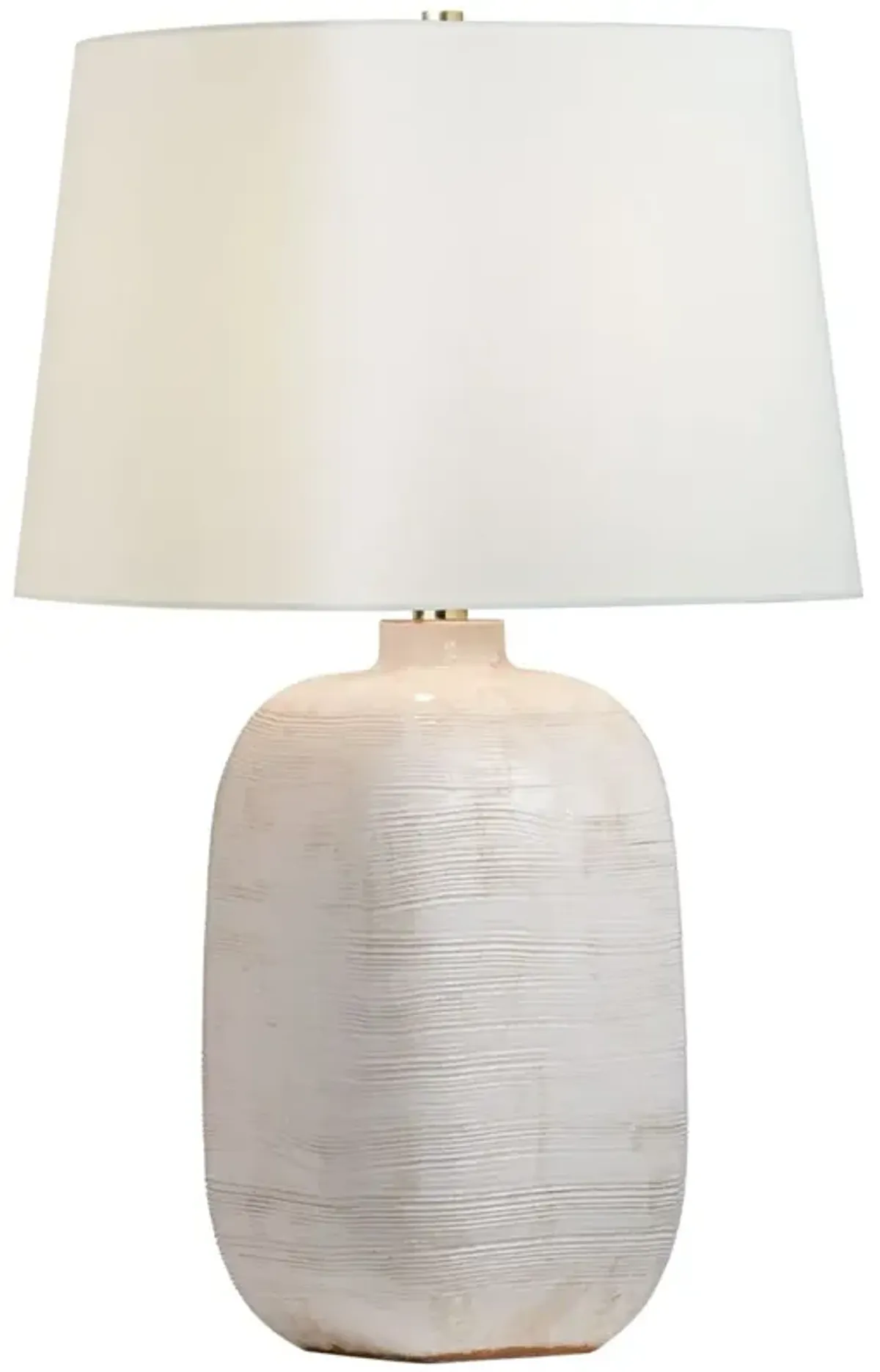 Visual Comfort - Pemba Large Combed Table Lamp - White