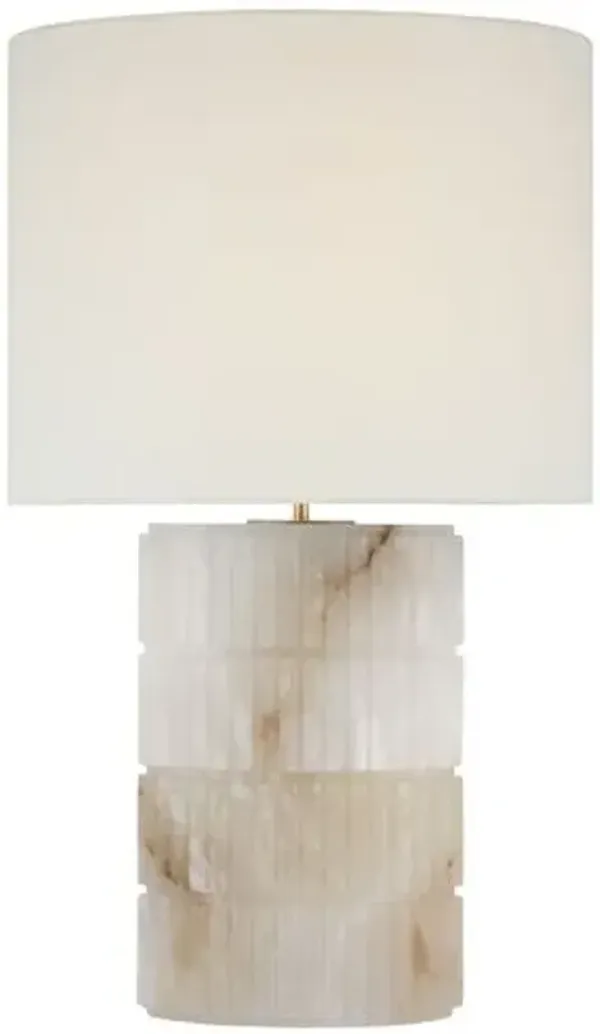 Visual Comfort - Kapittel Large Table Lamp - Alabaster - White